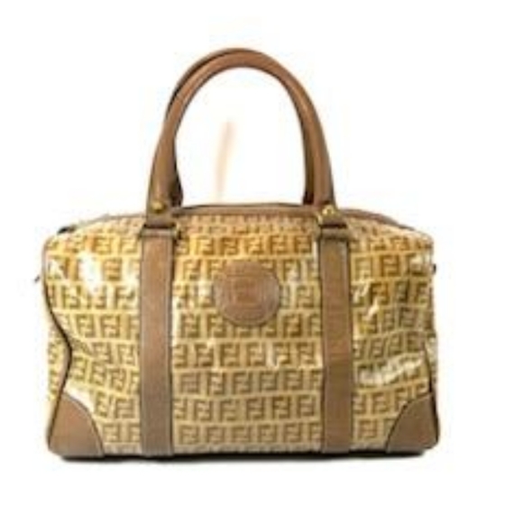 Fendi Handbags - Fendi Coated Leather Satchel Bag